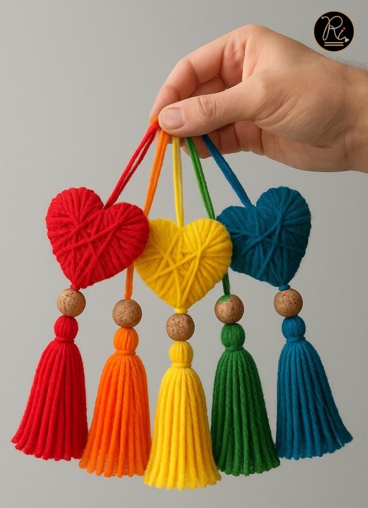 Heart Bag Tassel