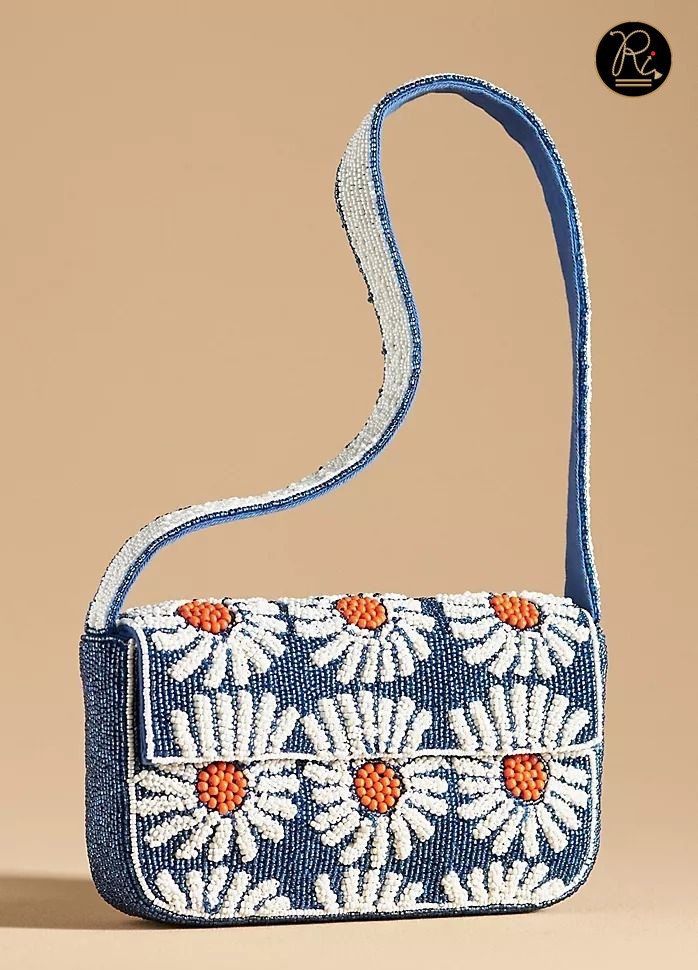 Beaded Shoulder Hand Bag