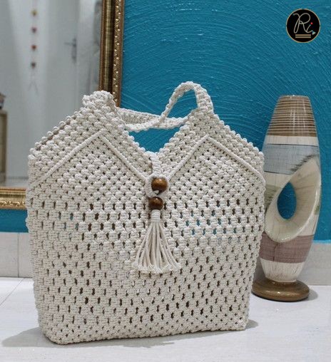 Macrame Tote Bag