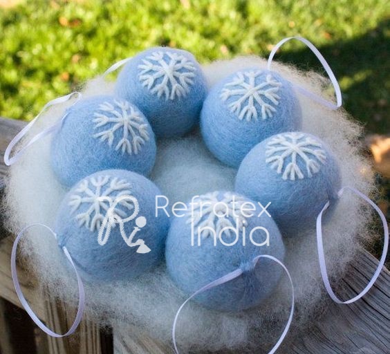 Felt Pom Pom Ornament