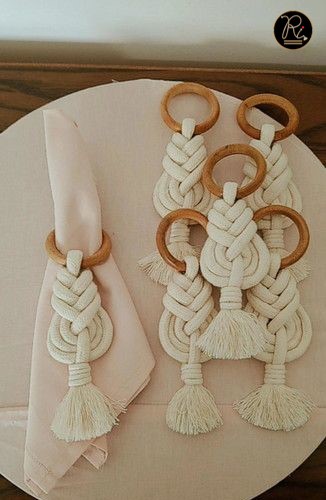 Styles Macrame Napkin Ring