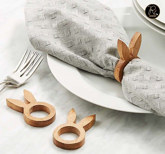 Natural Wooden Napkin Ring