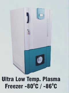 ULTRA – PLASMA FREEZER Temperature -80°C