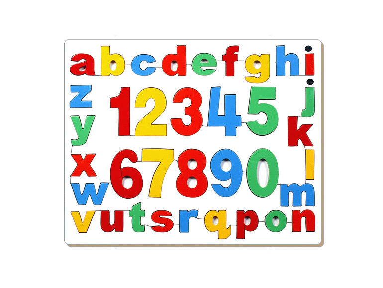 Little Genius English Alphabet Lowercase + Number(AL-06)
