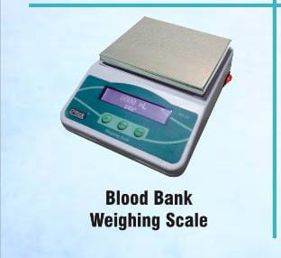 Blood Bank Weighing Scale 