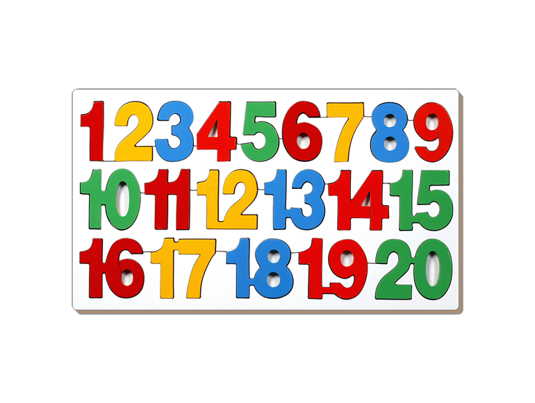  Counting Inset Puzzle (1 to 20)