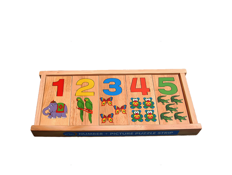 Little Genius Number+ Picture Puzzle Strip