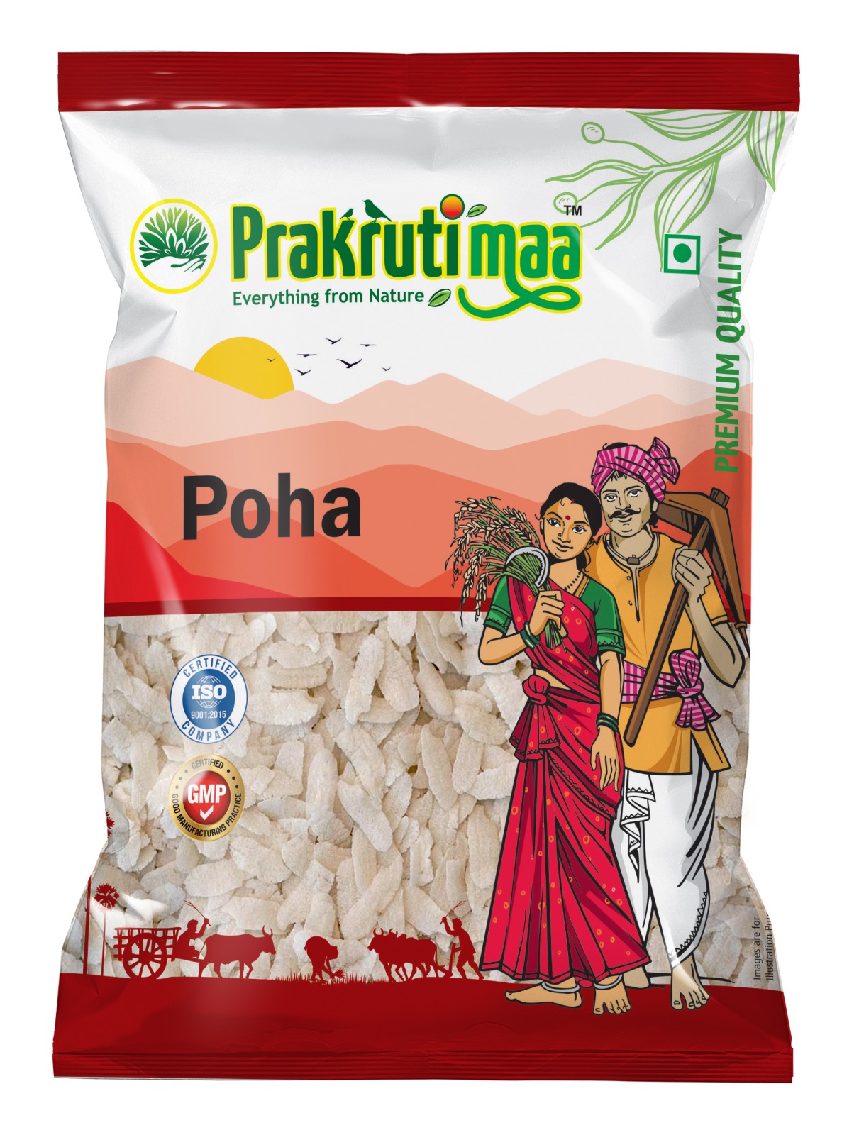 Red Poha( Flaked rice, Beaten Rice)