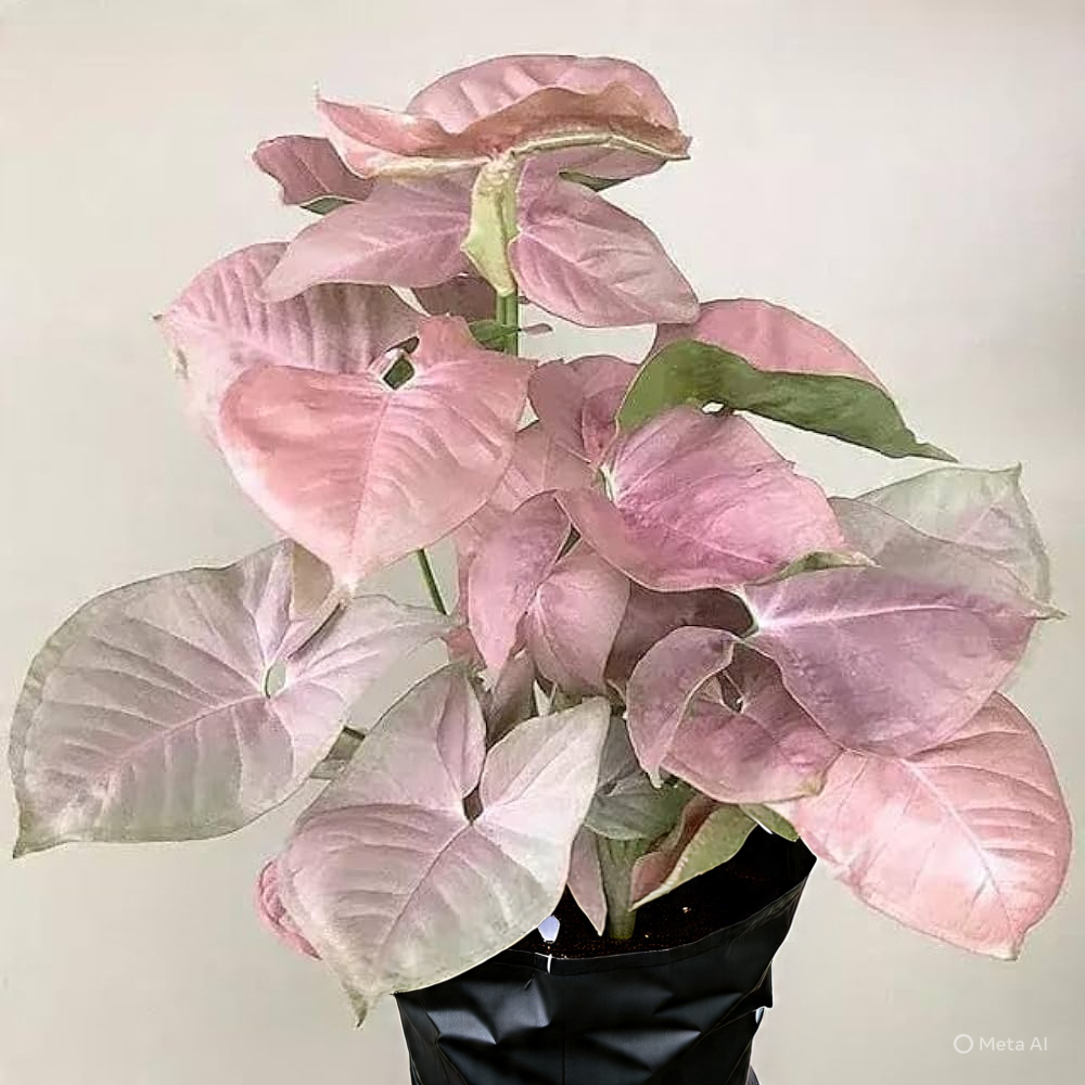  Ornamental  Syngonium Pink Plant  - Syngonium podophyllum 