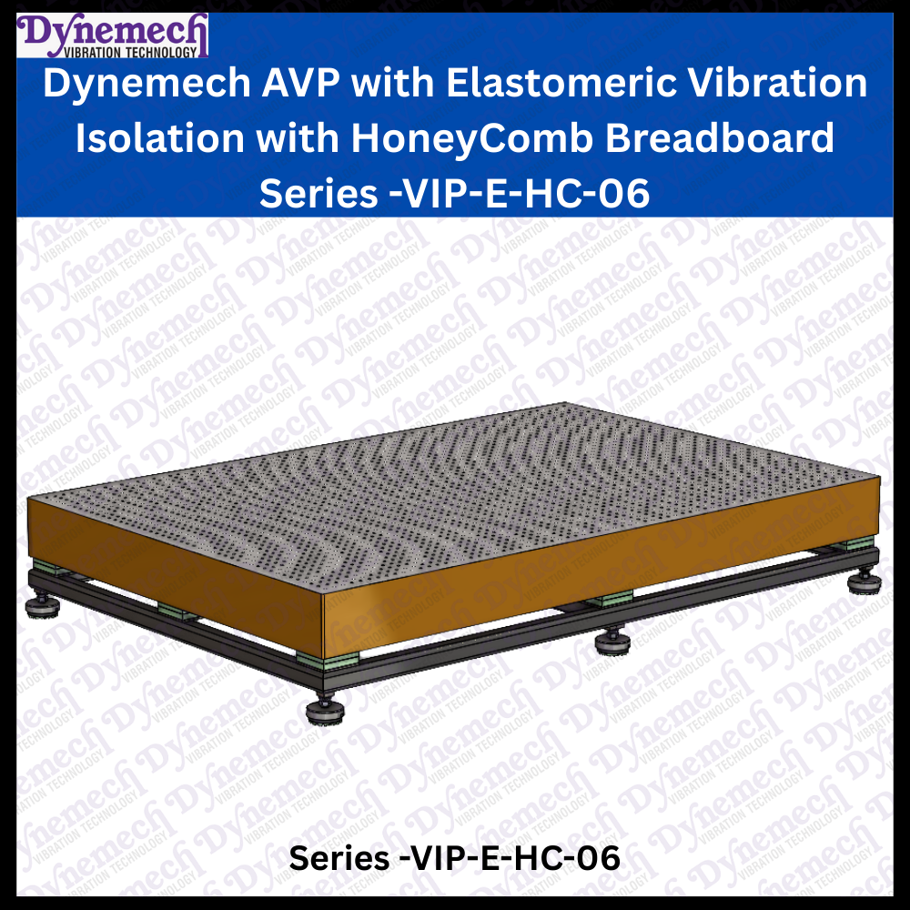 Dynemech AVP with Elastomeric Vibration Isolation with HoneyComb Breadboard Series: VIP-E-HC-06