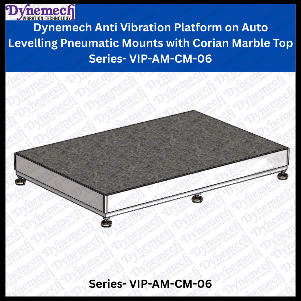 Dynemech AVP on Auto Levelling Pneumatic Mounts with Corian Marble Top Series: VIP-AM-CM-06