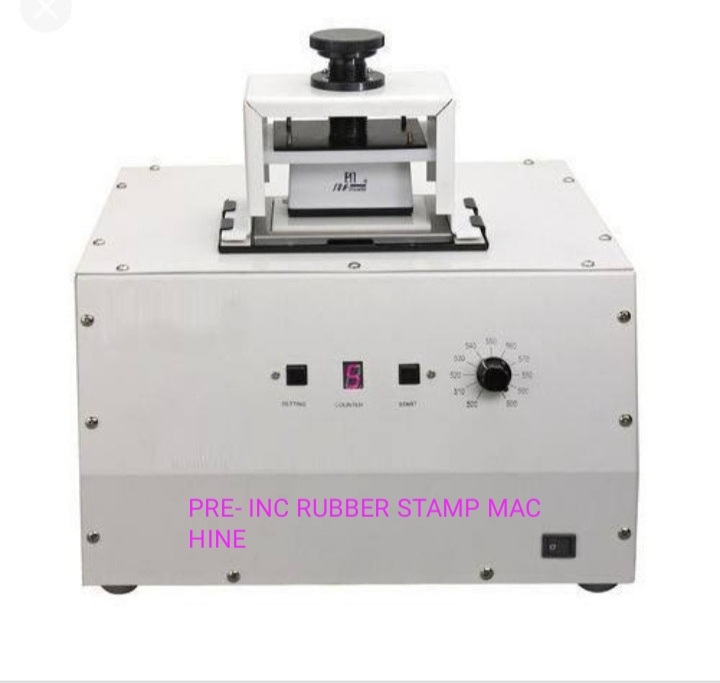 pre ink rubber stamp machine