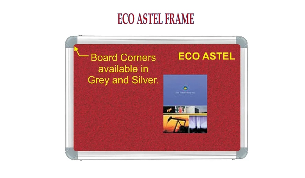 FELT PIN UP BOARD ECO ASTEL FRAME