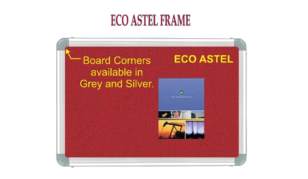 FABRIC PIN UP BOARD ECO ASTEL FRAME