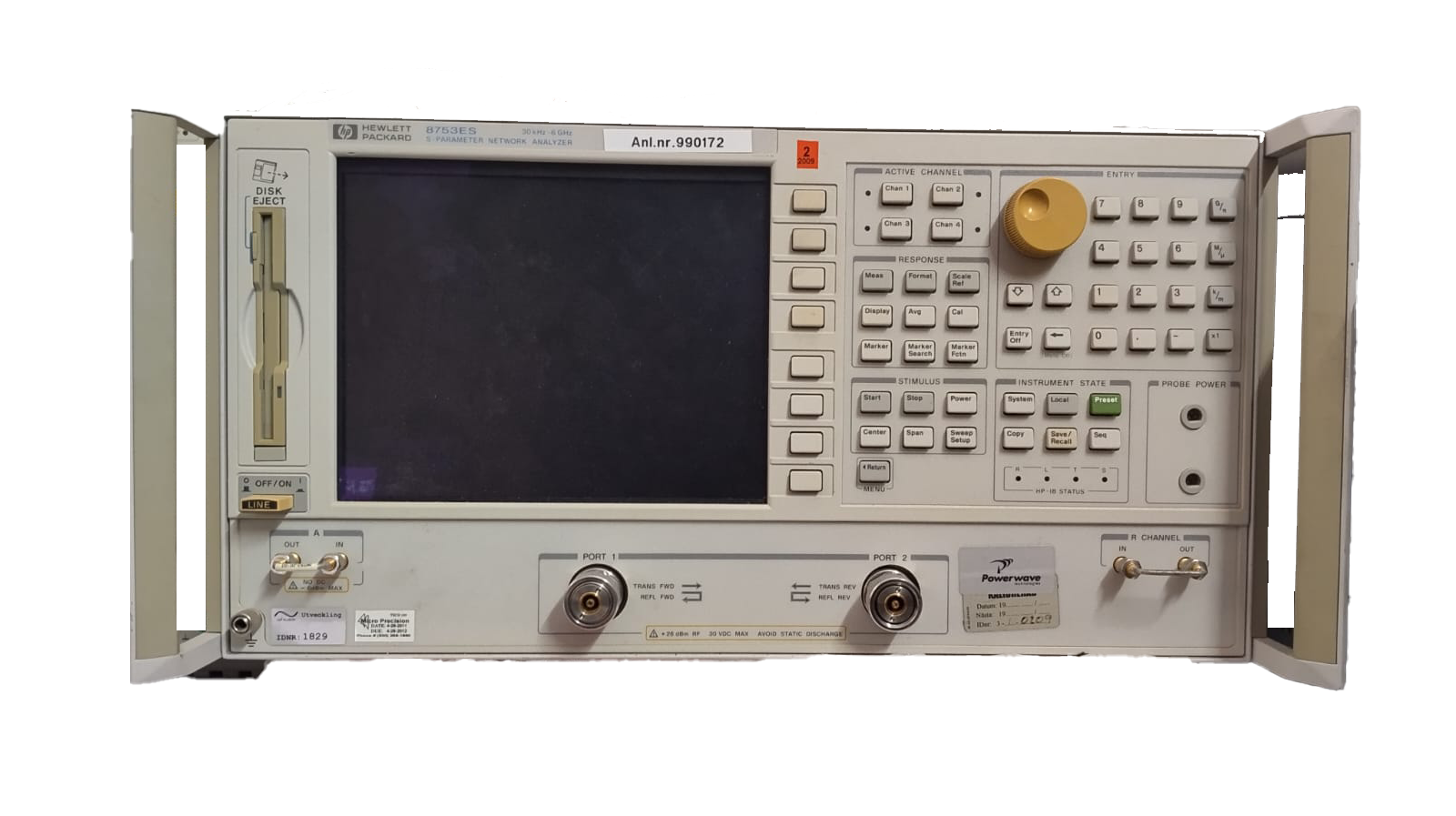 AGILENT 8753ES is S-Parameter