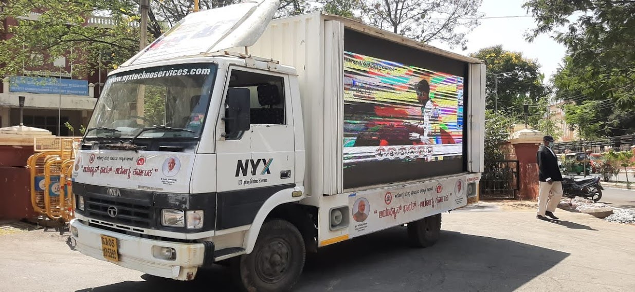 LED Mobile Van Advertising Service