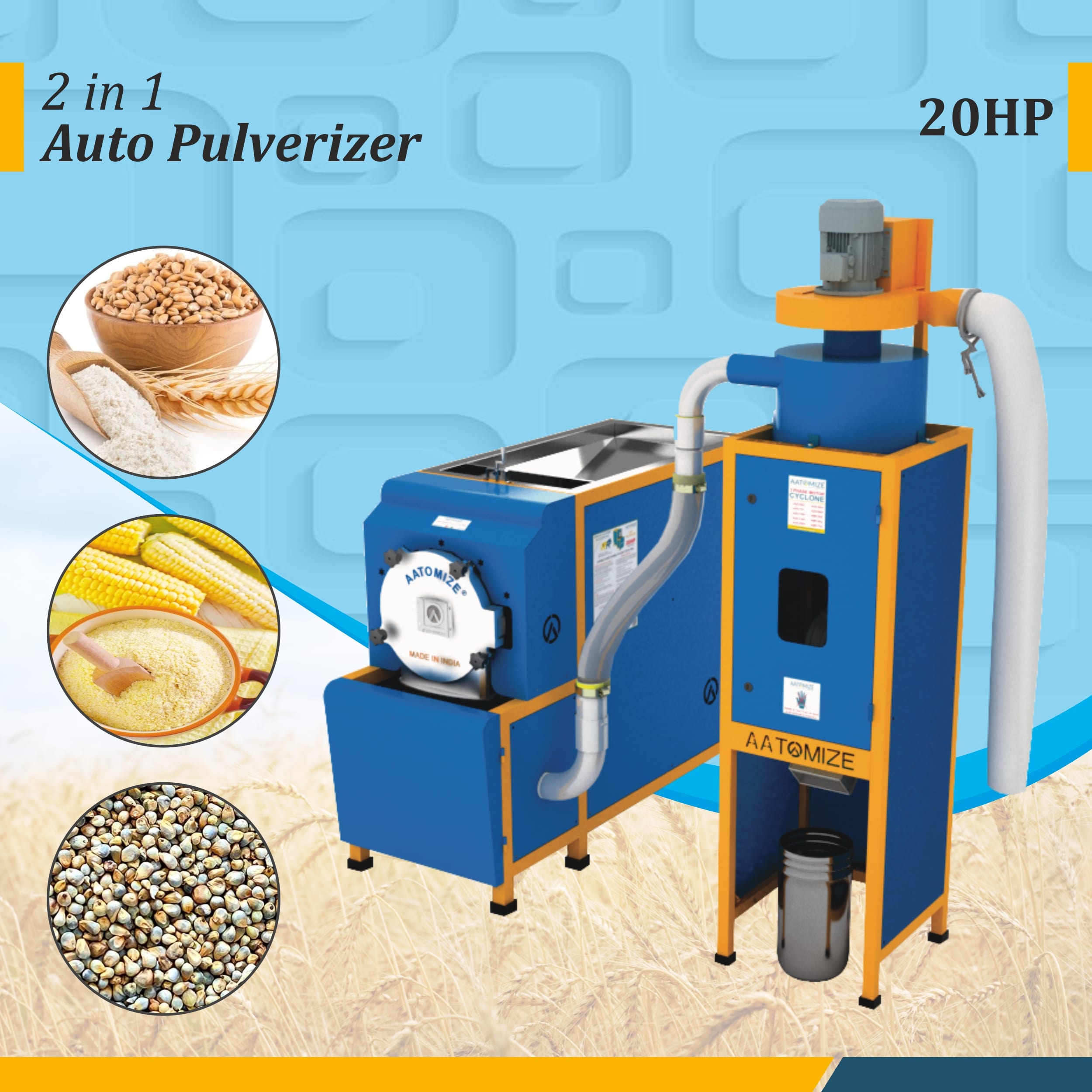 Commercial Besan Flour Milling Machine