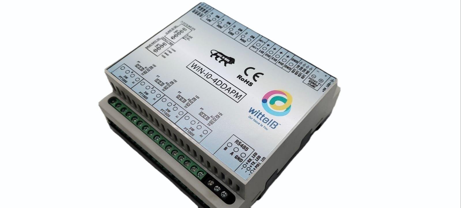 4 Port AI or PT100 w 4DI and 4DO w Modbus RTU RS485 /WIN-IO-4DDAPM