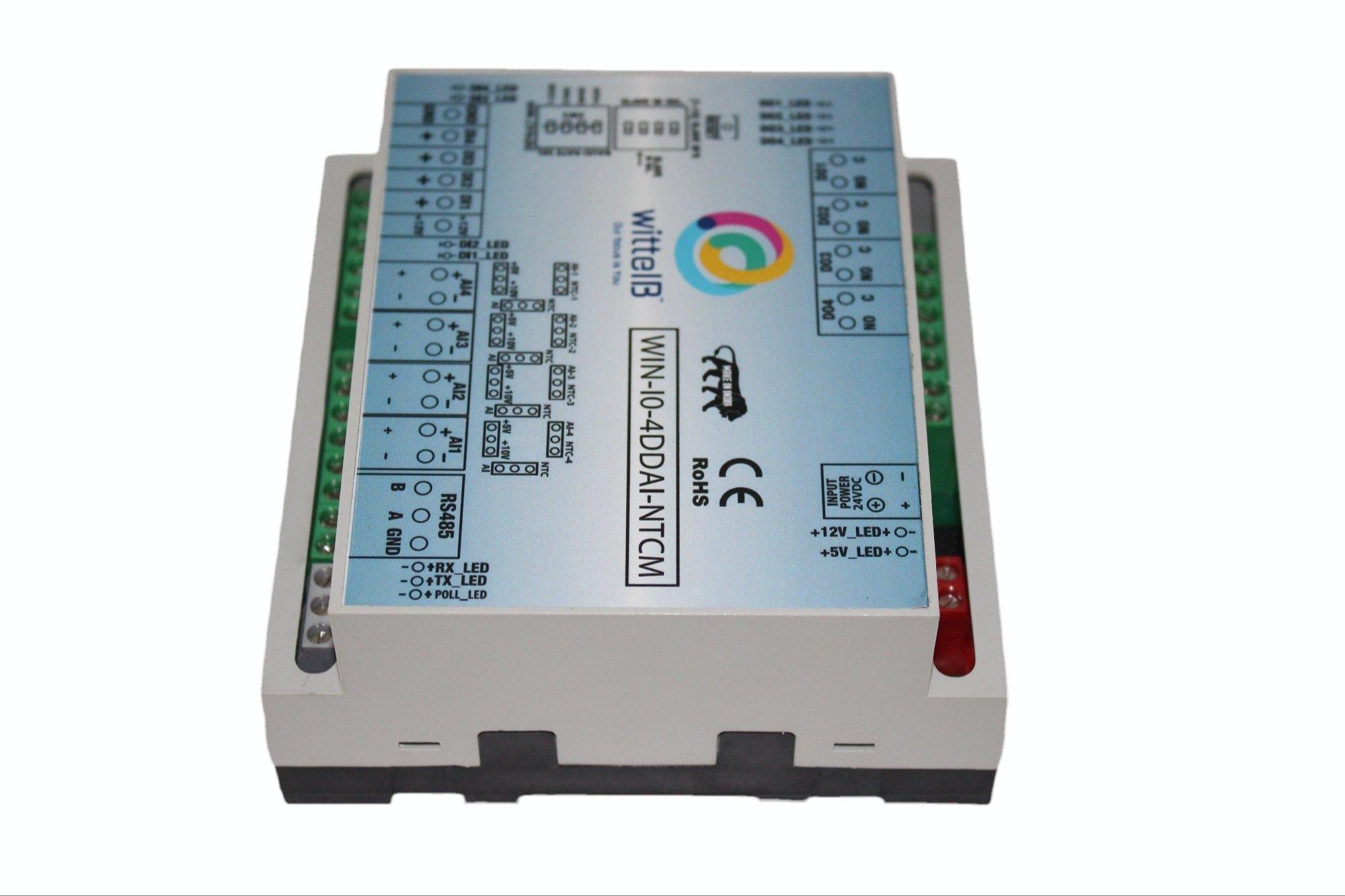4 Digital Input and Analog Input with Modbus RS485|WIN-IO-4DIAIM