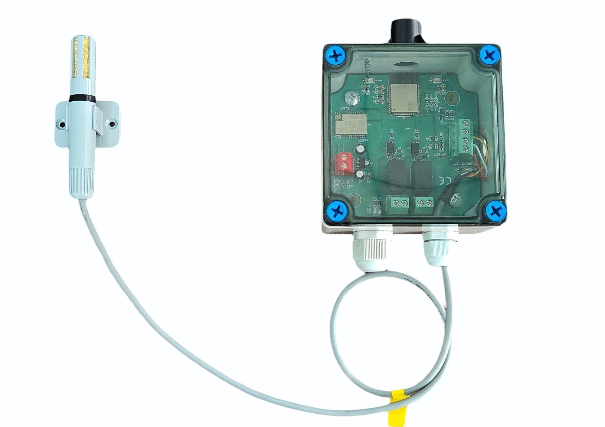 Temperature and Humidity Sensor with control Relay and MQTT over Wifi|WIN-S-TnH-2DO-WMQTT
