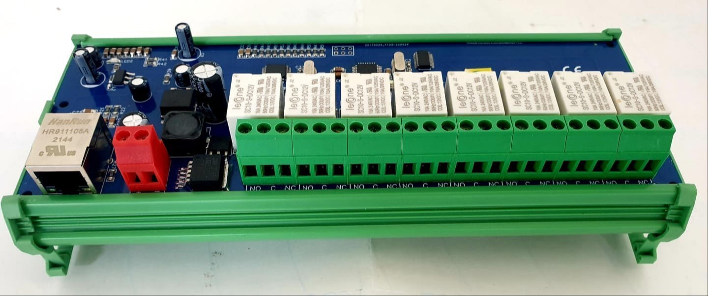 8 Port Digital Output Relay Module with Modbus TCP Ethernet|WIN-IO-8DOME