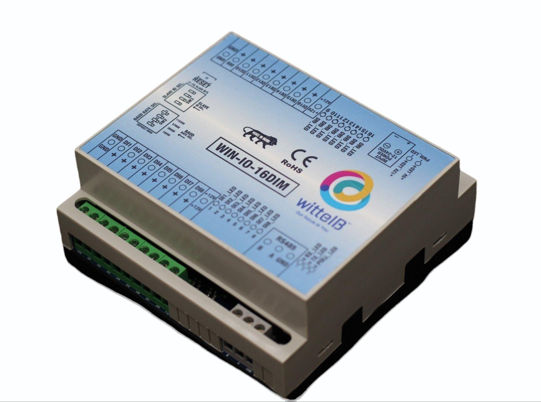16 Digital Input Module w Modbus RTU RS485|