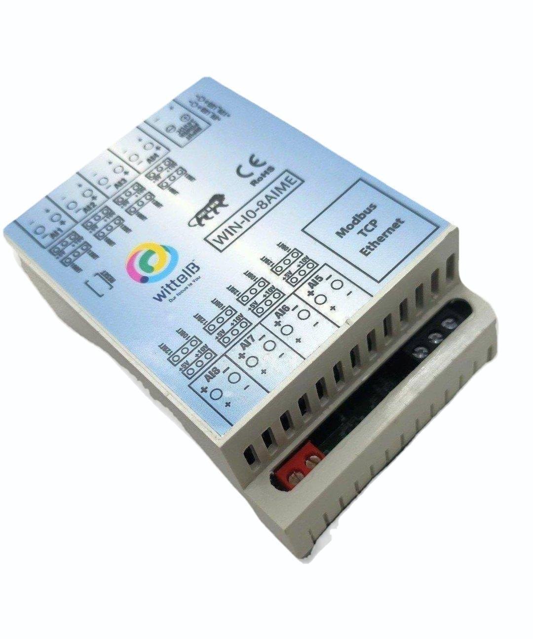8 Port Analog Input w Modbus TCP Ethernet|WIN-IO-8AIME