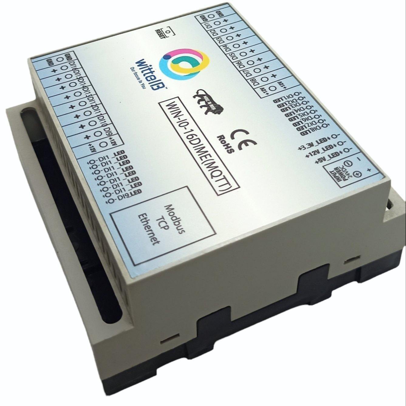 16 Port Digital Input w TCP Ethernet over MQTT|WIN-IO-16DIME-MQTT