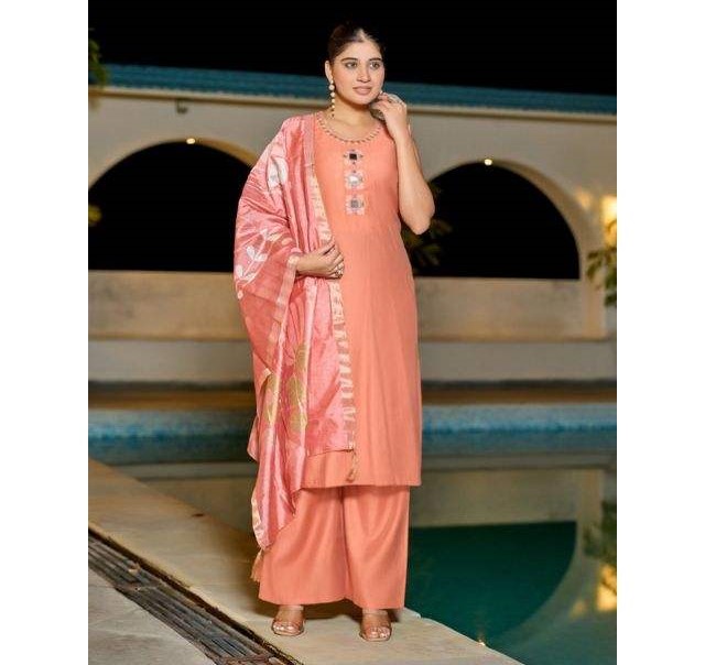 Stylish Georgette Heavy Handwork palazzo suite for Fashionable Vetican palazzo Suit Women Ethnic Ensemble for Party Festive