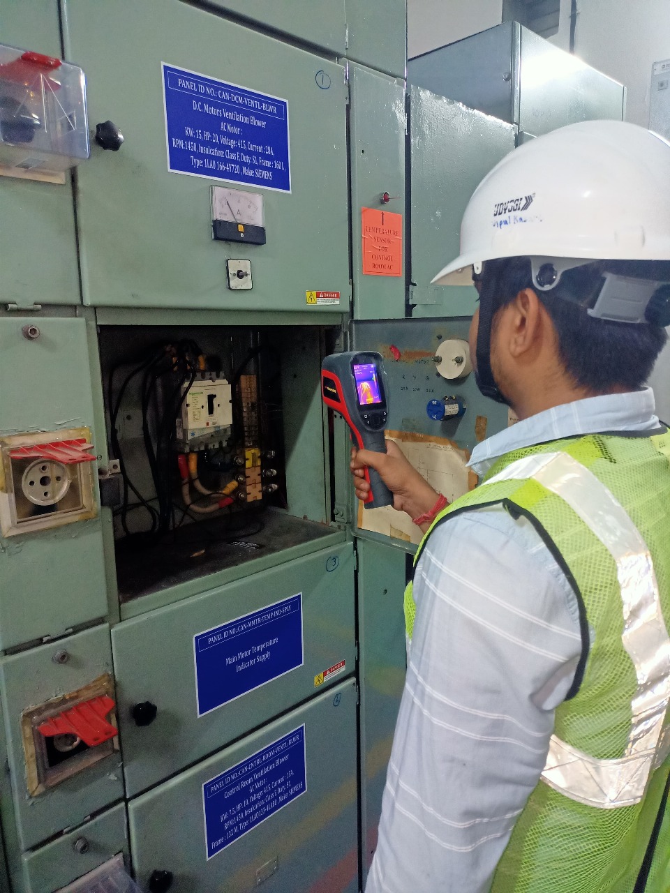 Service- Infrared Thermography for Hot spot/cold detection