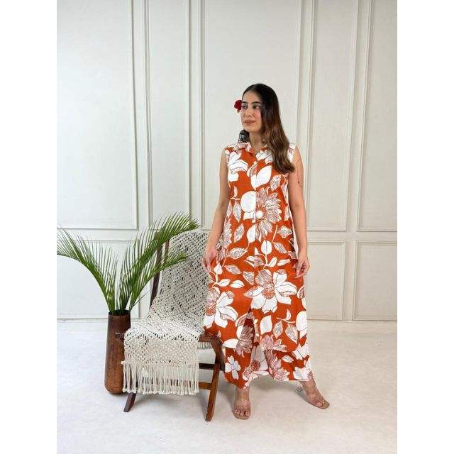  Trendy Cotton Sleeveless Kurti for Women Ethnic Fashion Outfit with Uses in Wedding Party Festive & Office Wear