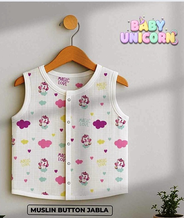 Baby Muslin Button Jabla