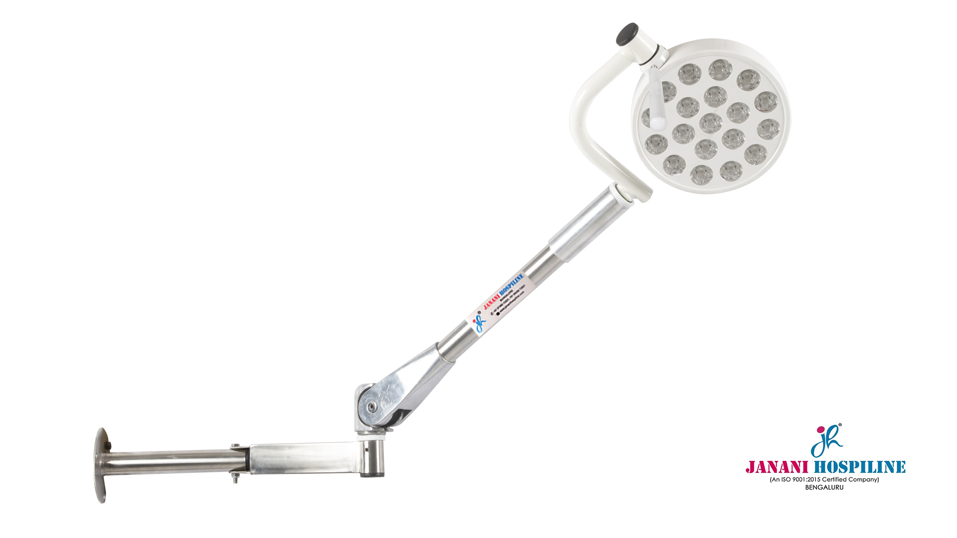 WALL MOUNTED OT LED LIGHT W002C WITH STANDARD SS ACCESSORIES