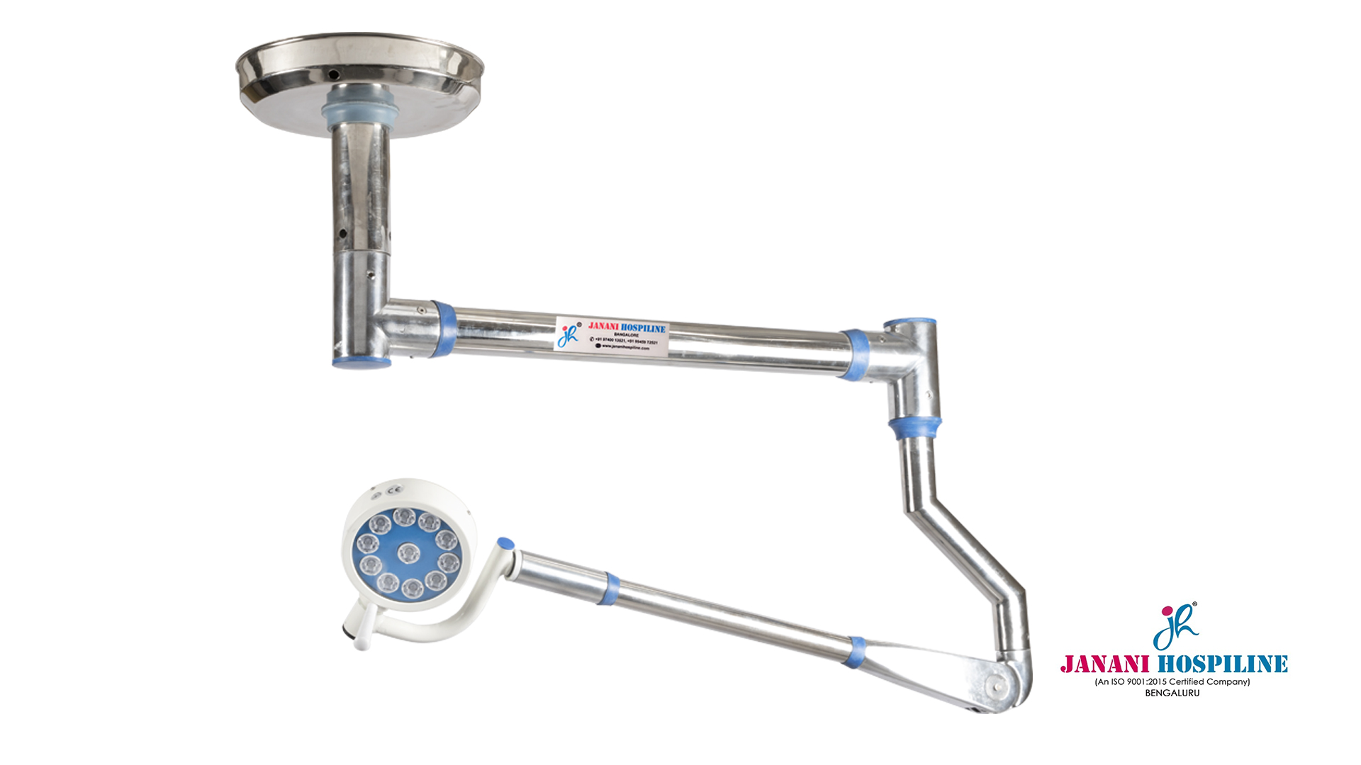 CEILING OT LED LIGHT C001 WITH STANDARD SS ACCESSORIES