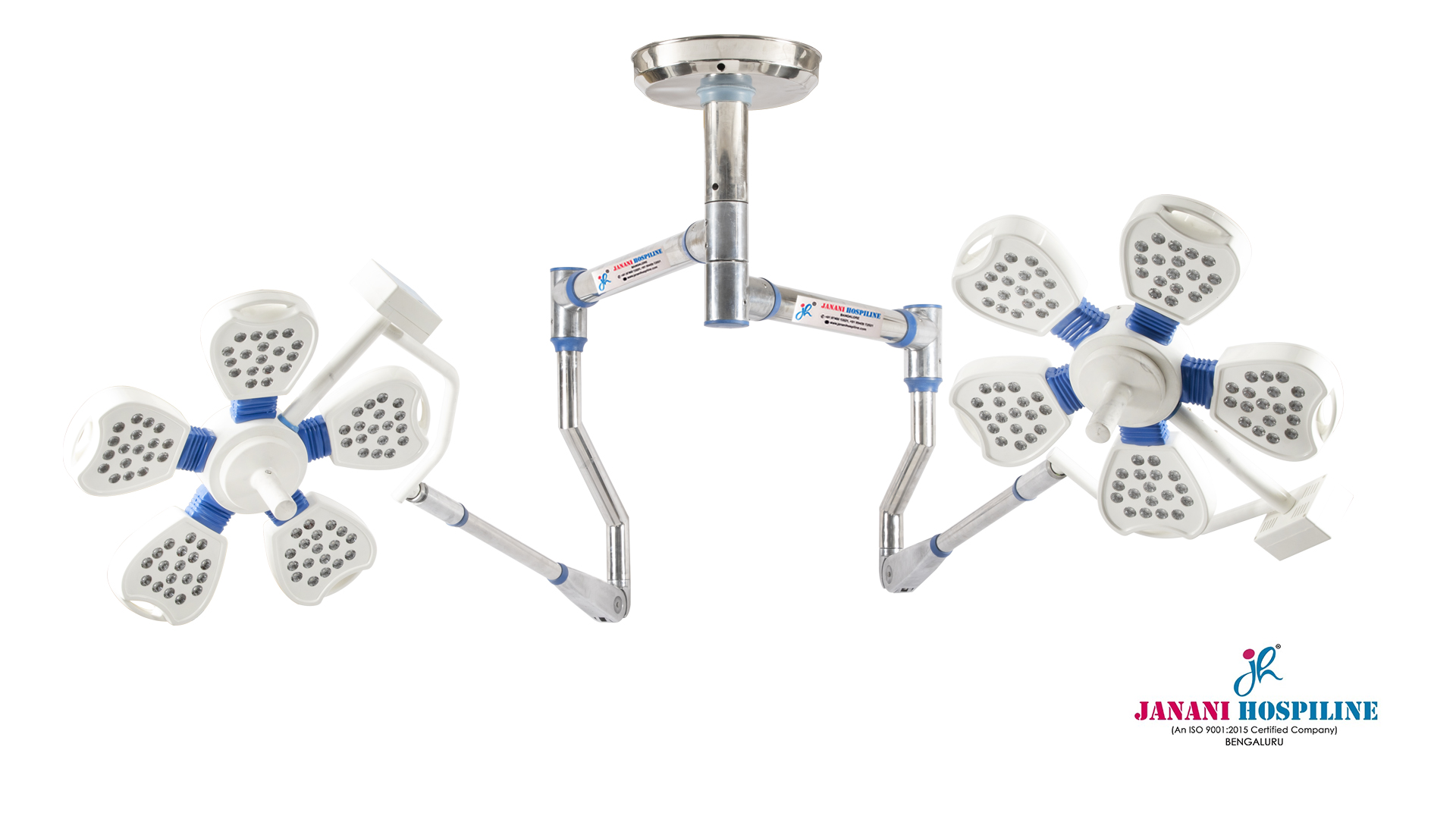 CEILING OT LED LIGHT N05+N05 WITH STANDARD  SS ACCESSORIESS