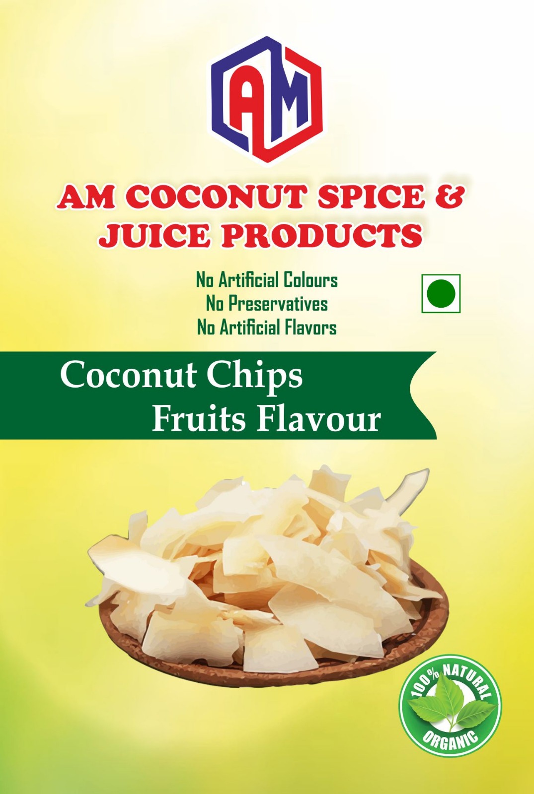 AM Coconut Chips Fruits Flavour 