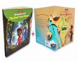 Collector’s Combo Edition - Adventures of DT Combo (Set of 2) - Illustrated Moral Stories for Kids 4–9 Yrs - Operation RED Dot + The Great Forest Resc