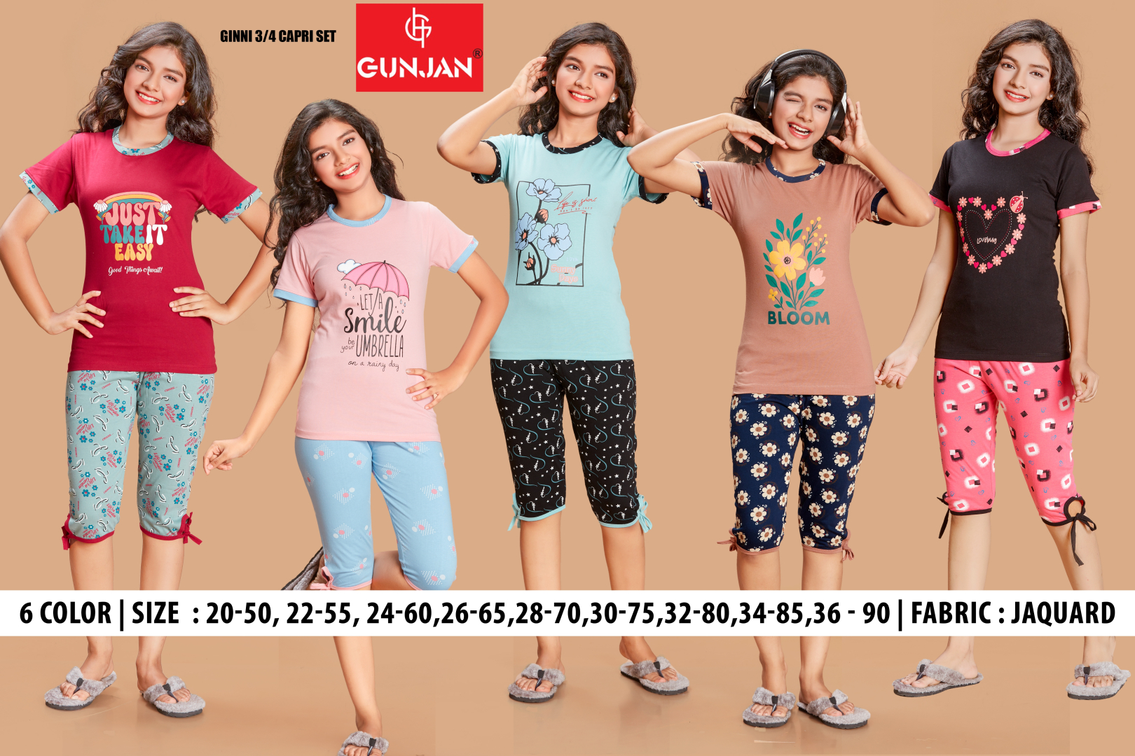 Gunjan girls Capri set
