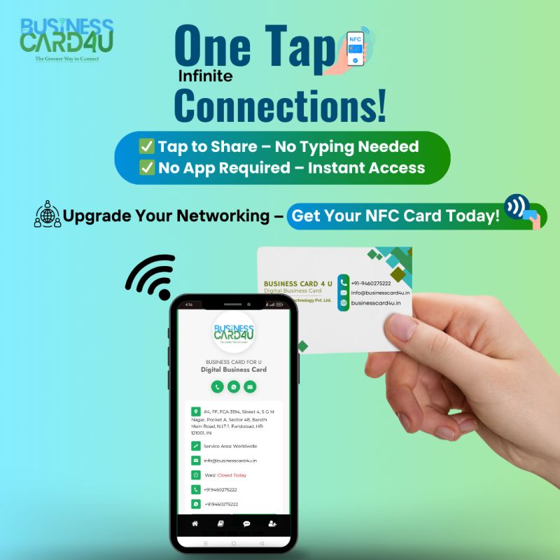 BusinessCard4U – Digital Business Card & Lead Capture Solution