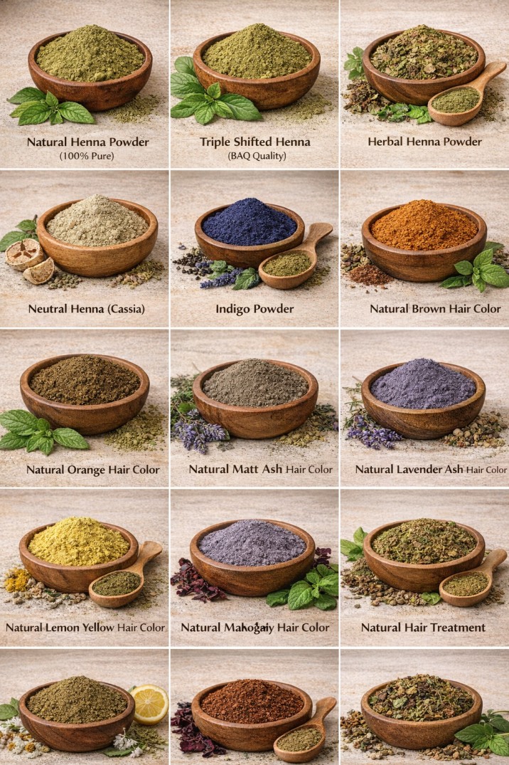 . Chemical-Based Henna Color Range