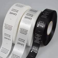 Satin printed labels