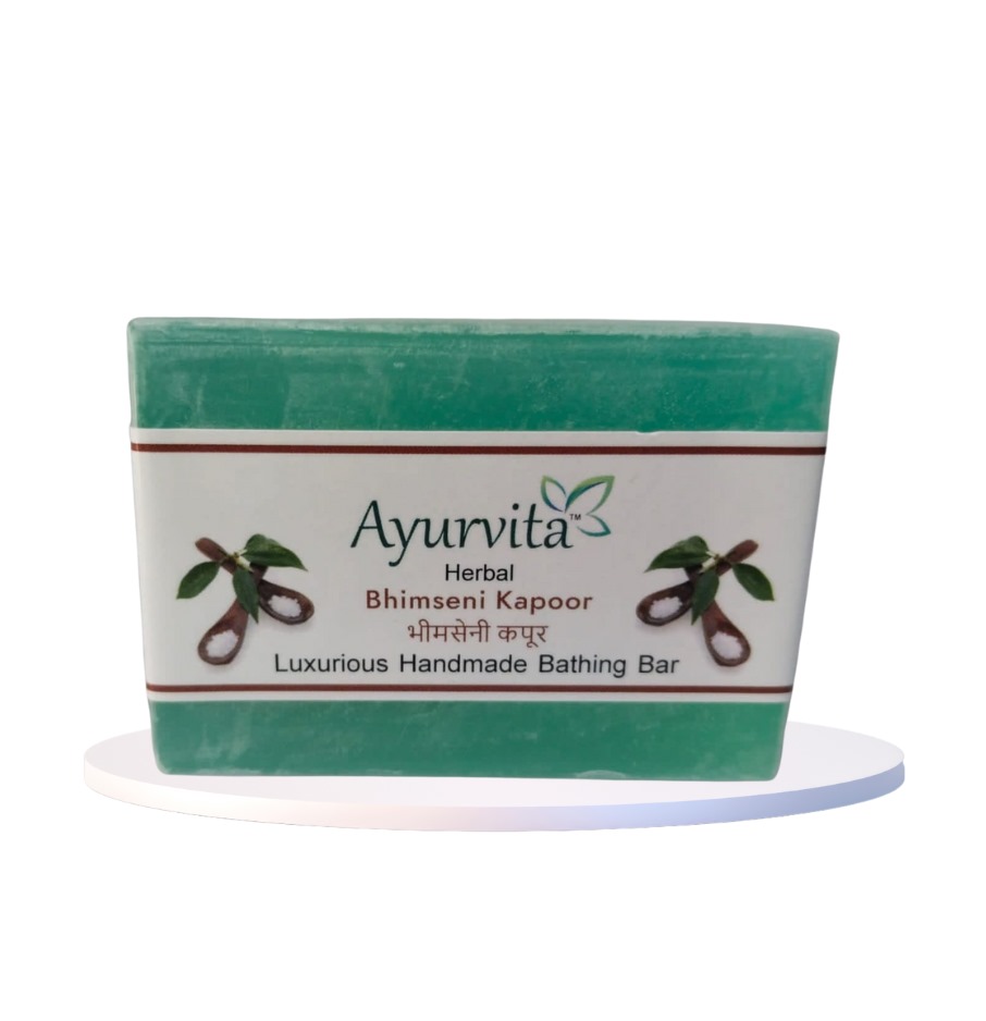 Ayurvita Herbal Handmade Luxurious Bath Soap, Bhimseni Kapoor 