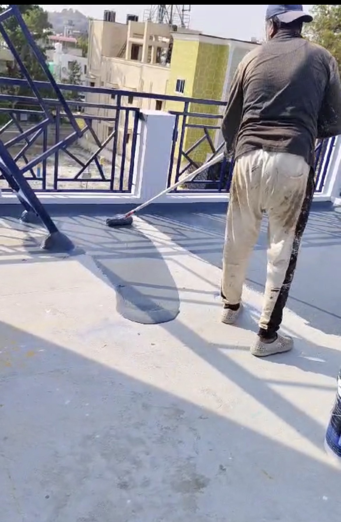 Elastomeric water proofing and temperature control coating paints