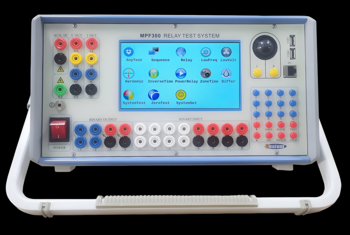 Three Phase Protection Relay test system