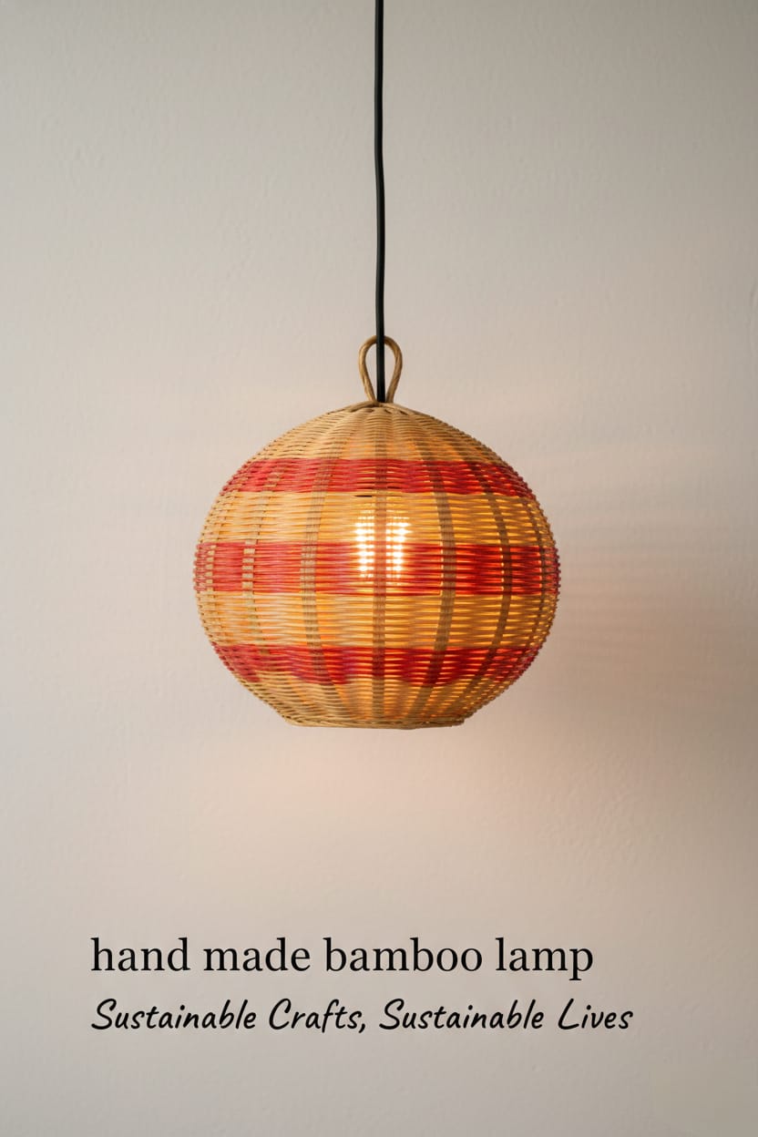 ROUND HANGING LAMP COLOURFUL