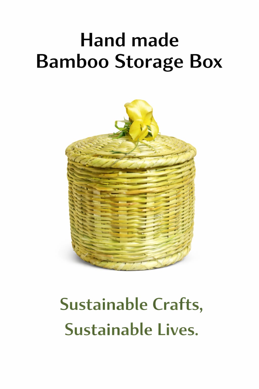 Bamboo storage box