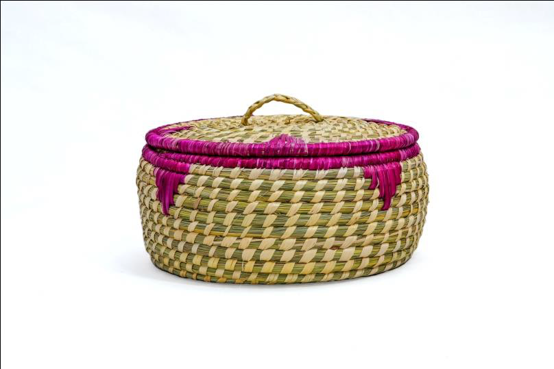 Chapati Box (Natural and Pink colour)