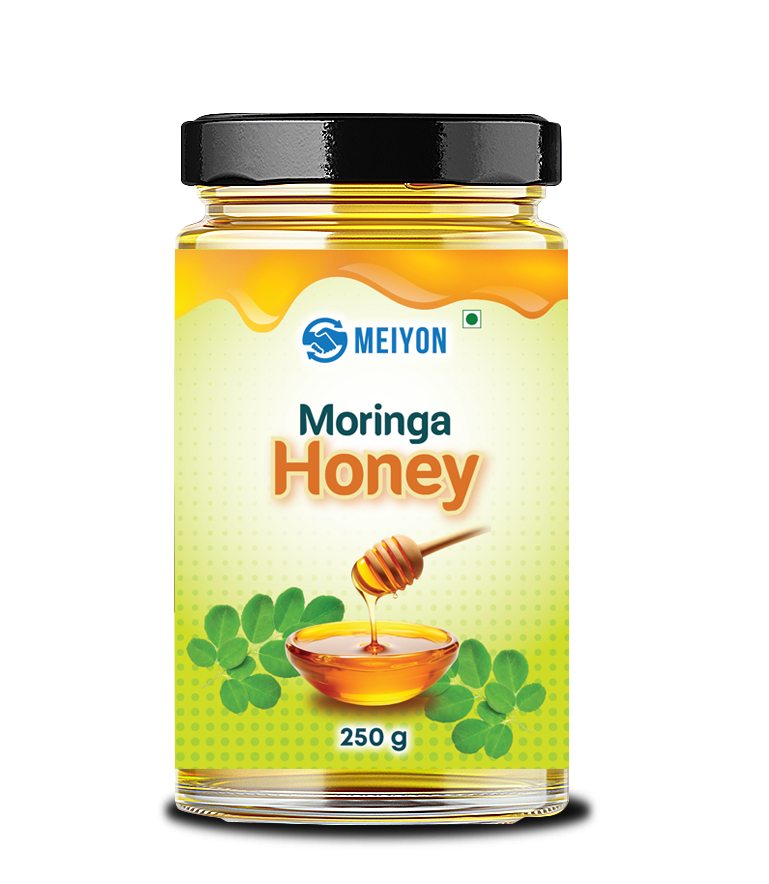 Moringa Honey (250ml)-Organic Pure Moringa Honey Natural Raw Honey , Honey with Huge Medicinal Value , No Preservatives, No Added Sugar, collected fro