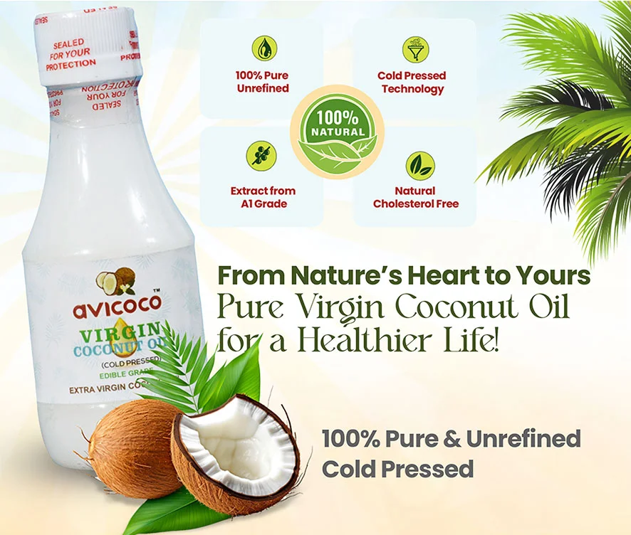 Fresh Coconut Oil – 100% Pure & Natural