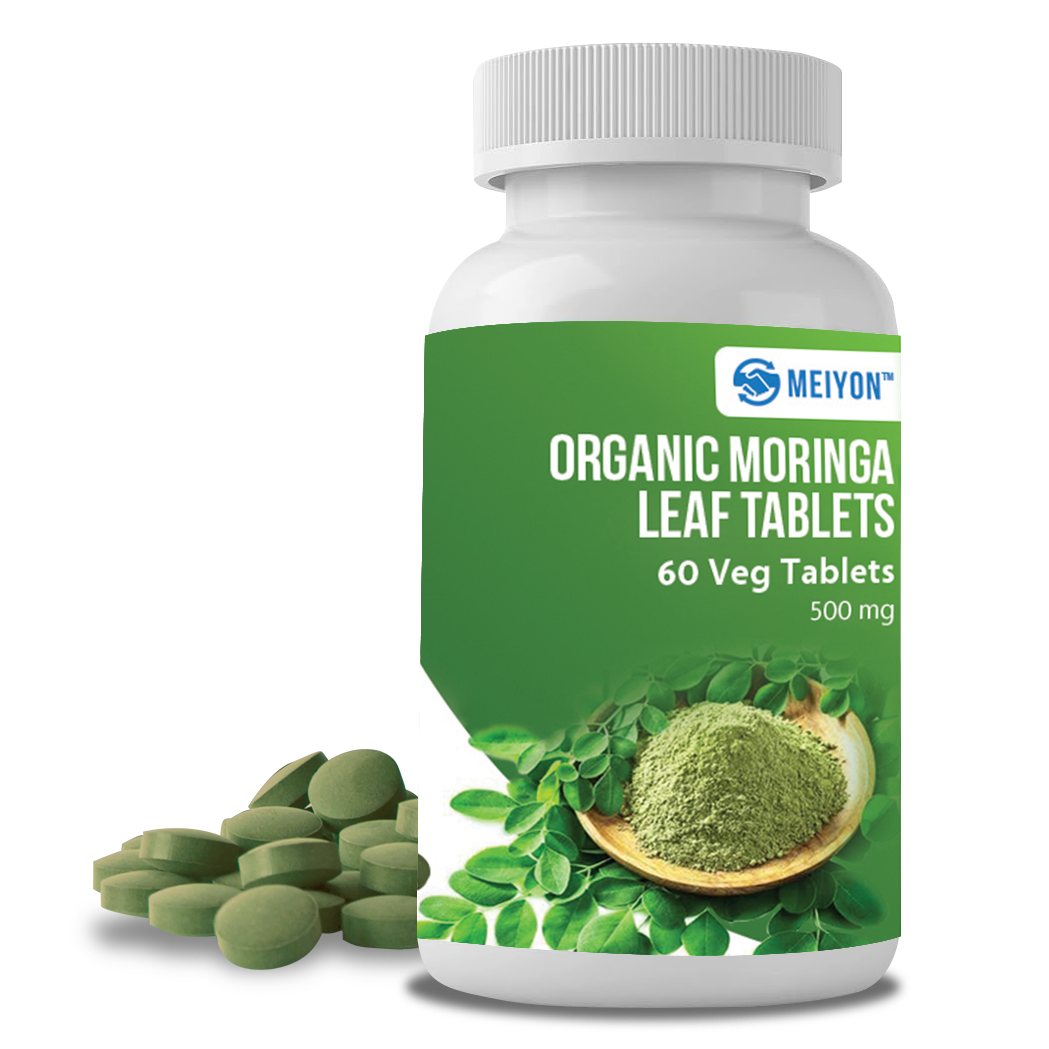 Moringa Leaf Tablets (500mg)-Boost Immunity, Reduce Blood sugar Level, Improve Digestion, Supports Weight Loss